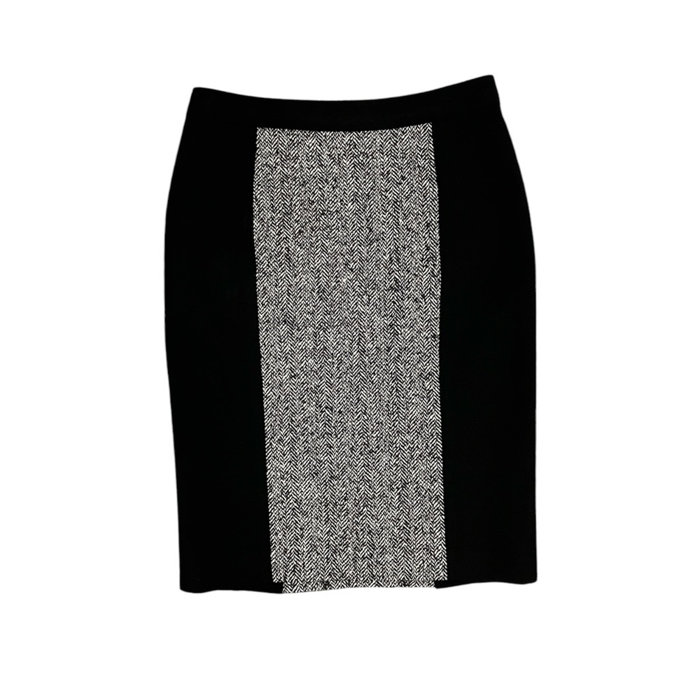 Pink Tartan Wool Blend Skirt